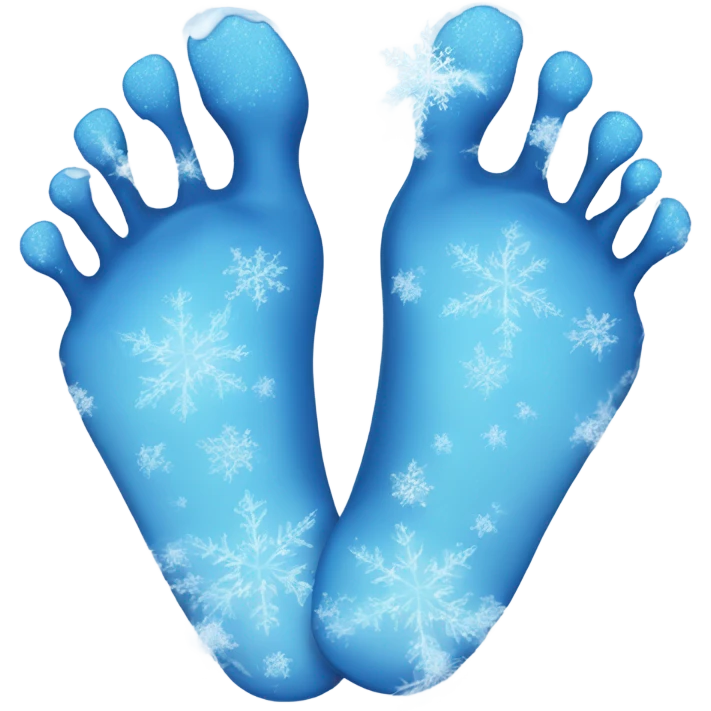 Freeze feet emoji