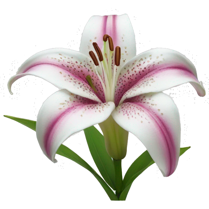 oriental lily  emoji
