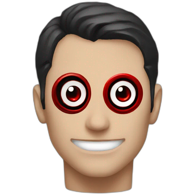 Superman with Sharingan emoji