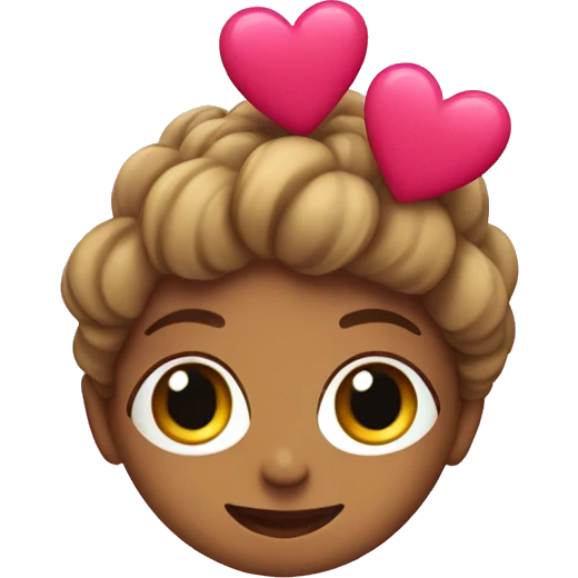 ivanita as a emoji with hearts emoji