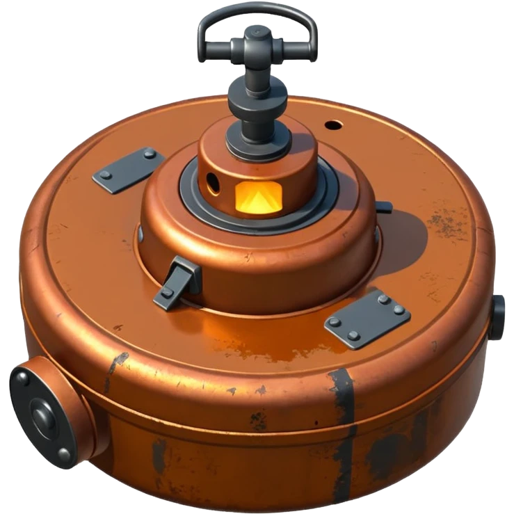 generate a realistic anti-tank mine that can be carried by a drone emoji