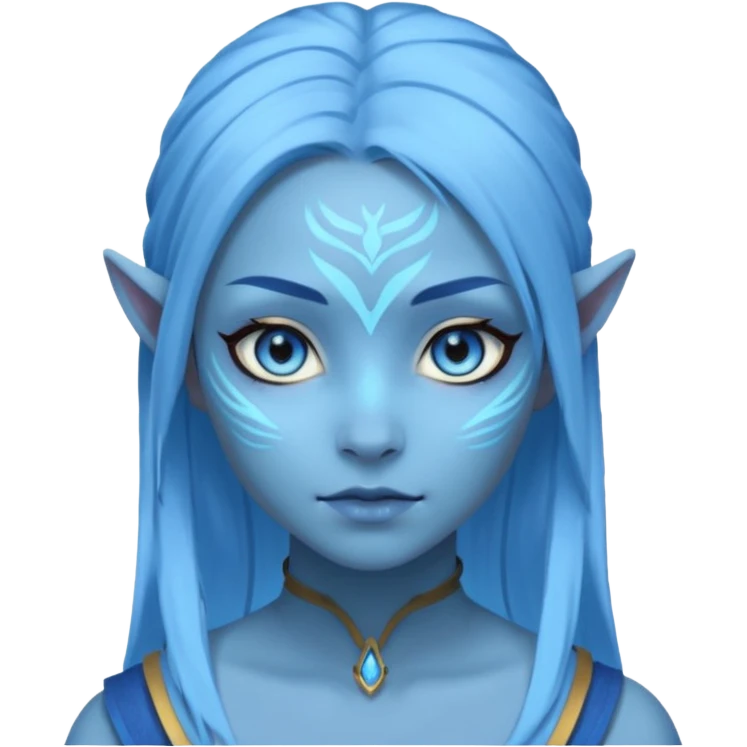a girl in avatar emoji