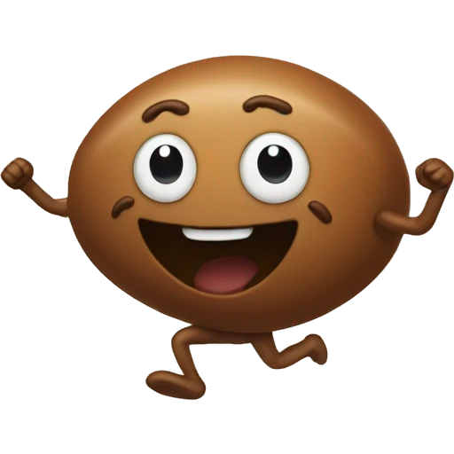 Jumping bean emoji