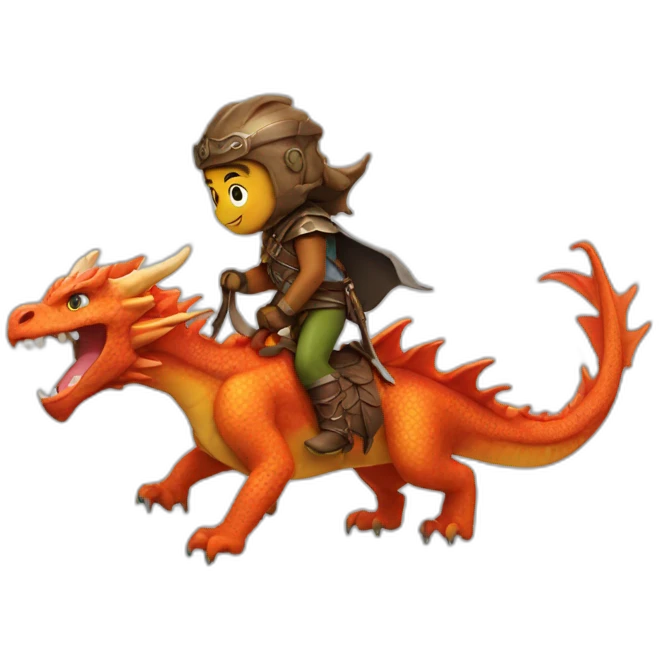 dragon rider emoji
