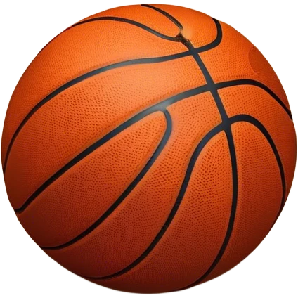 Cinematic Realistic image of a basketball resting on a polished court surface, with finely detailed textures and subtle reflective highlights, evoking a sense of calm before the game’s intensity emoji