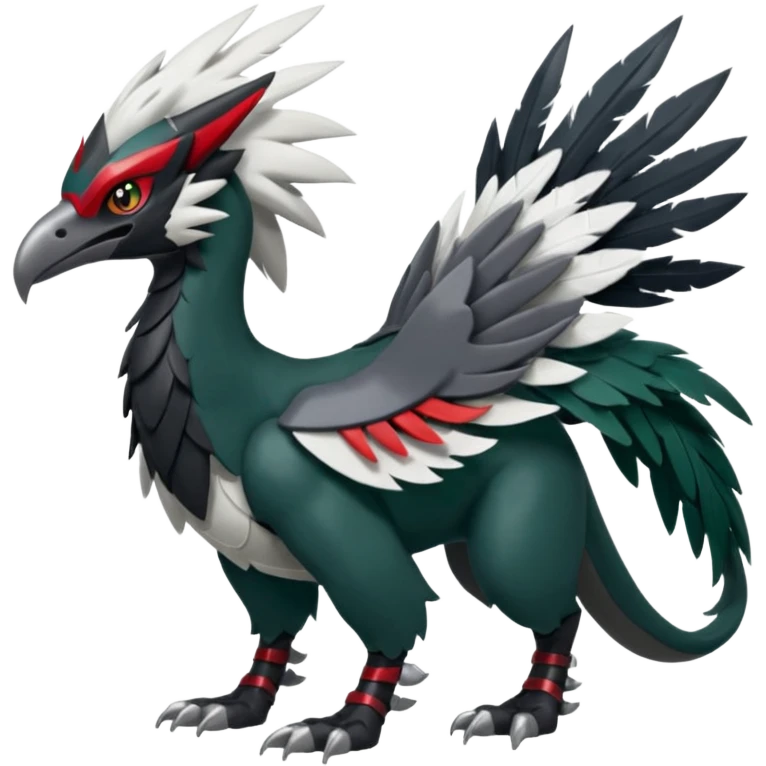 Nargacuga-Silvally-Fakémon-hybrid-creature (full body)  emoji
