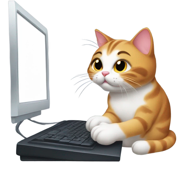 Cat gaming emoji
