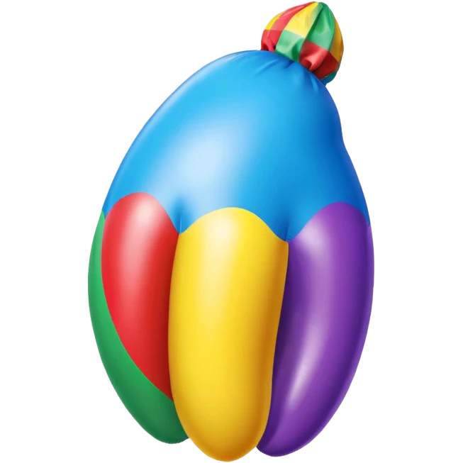 jeff koons inflatable bean pinata emoji