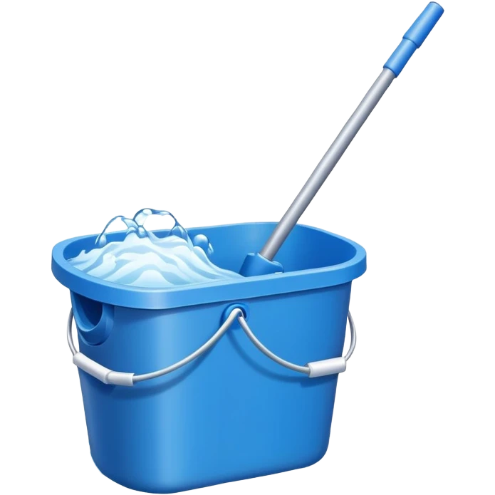 Mop bucket emoji