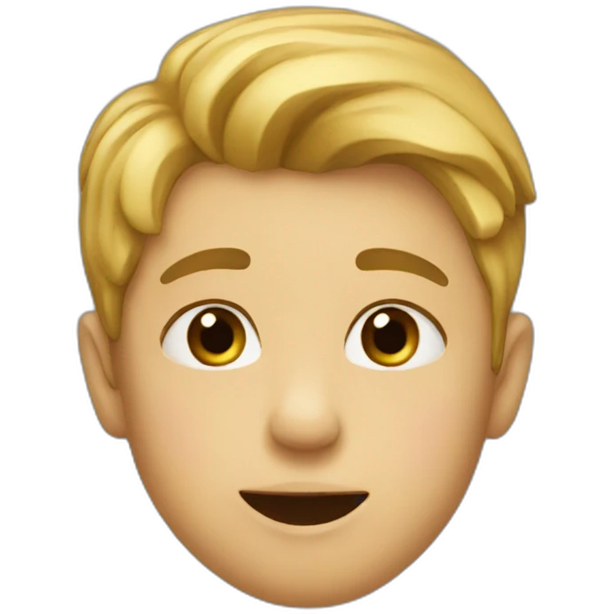 A boy who sends kisses emoji