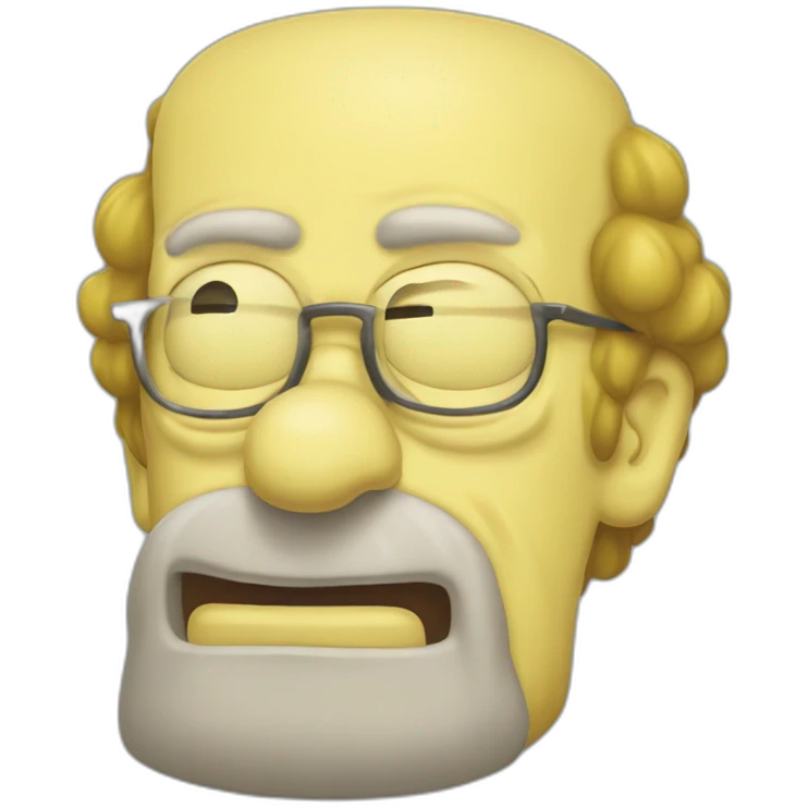 Homer simson président de la république française emoji