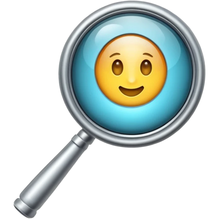 Magnifier emoji