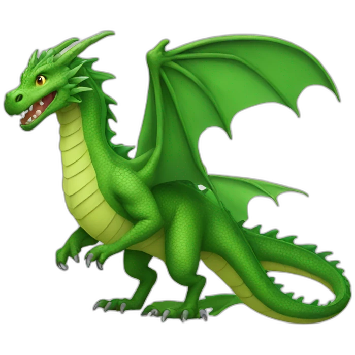 Big green Dragon emoji