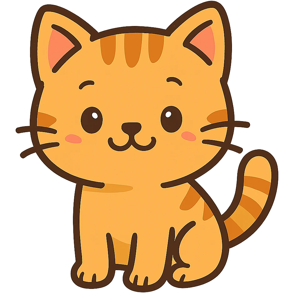 cartoon cat emoji