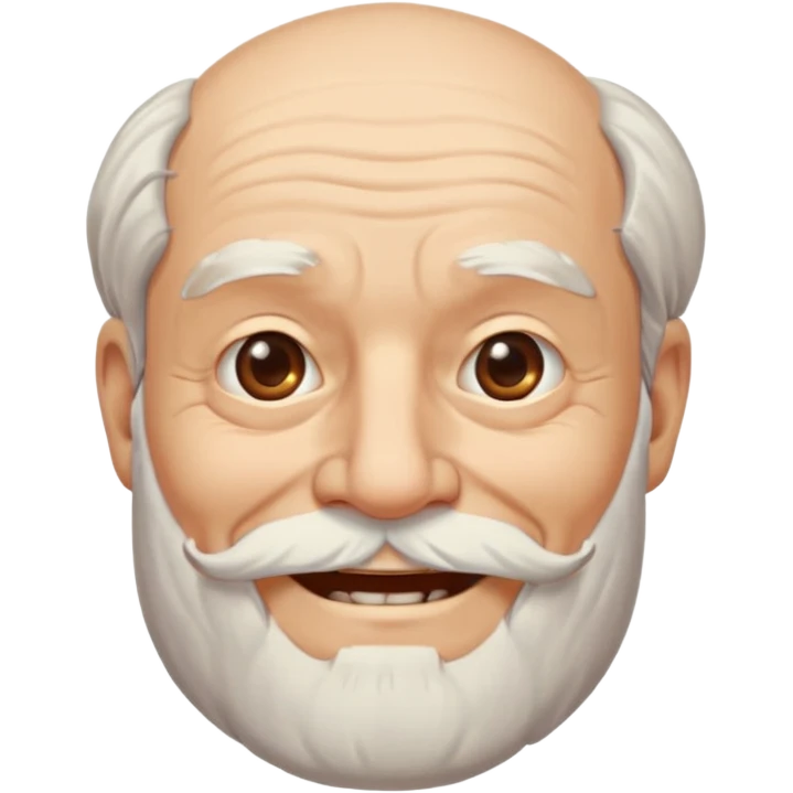 bibical old man white beard emoji