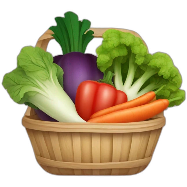vegetables basket emoji