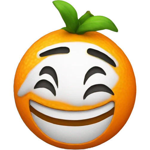 3D Orange  emoji