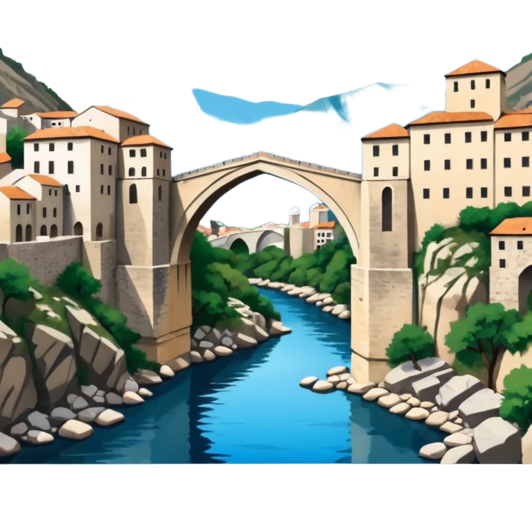 mostar bridge emoji