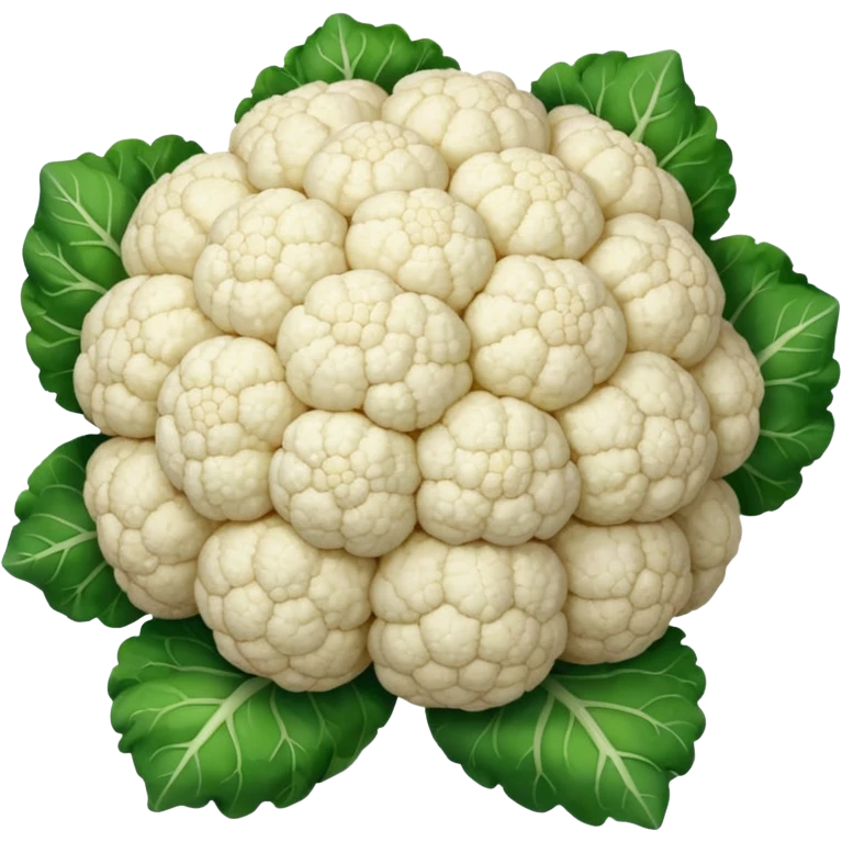 White cauliflower emoji