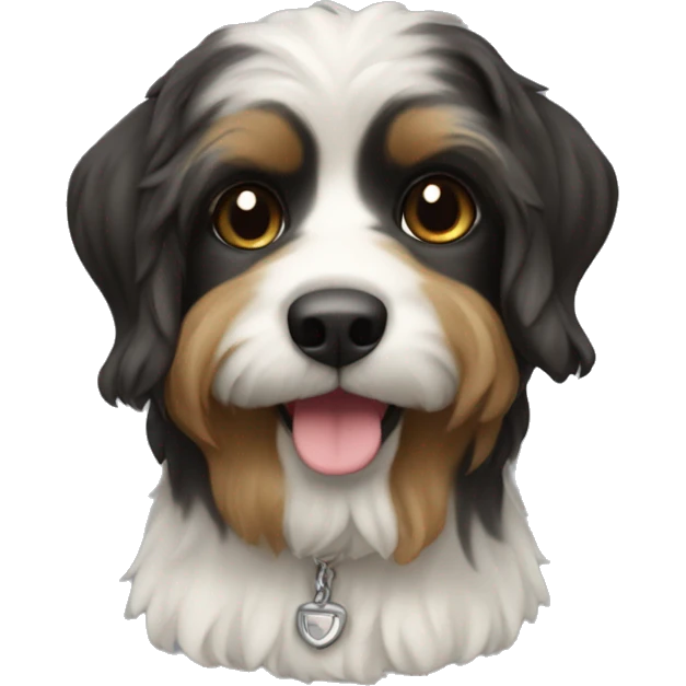 Miniature shanauzer emoji