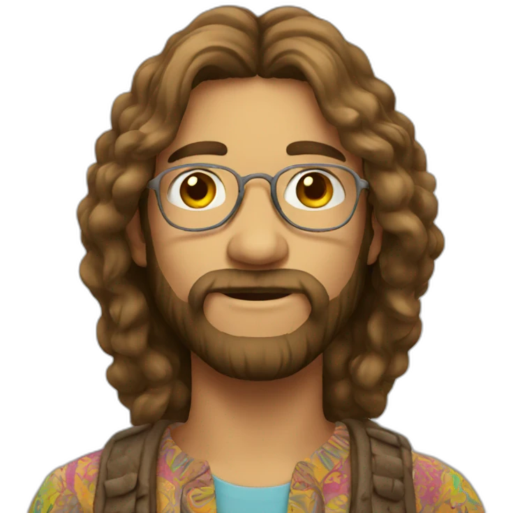 Hippie emoji