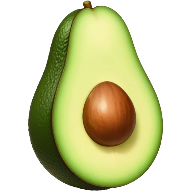 aguacate con labios con emoji