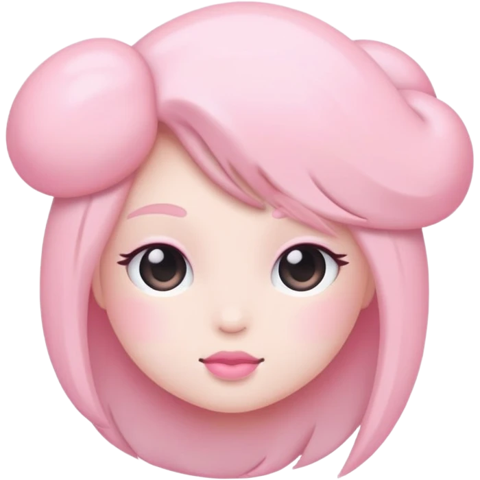 Aesthetic pink emoji