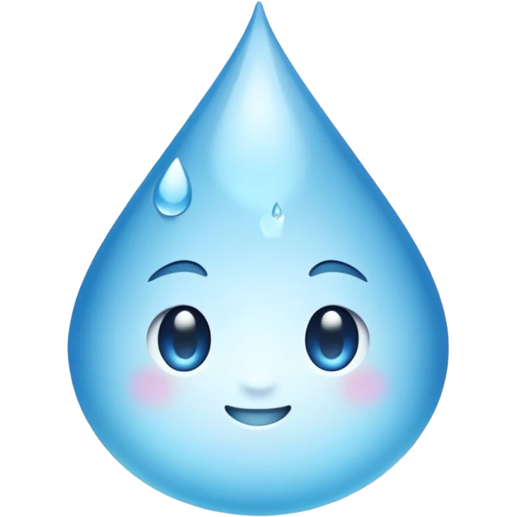water drop emoji