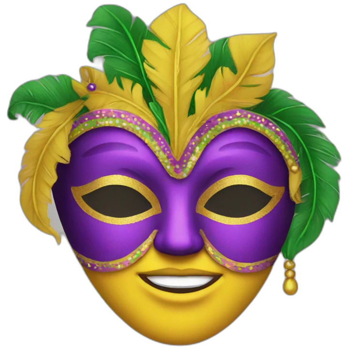 mardi gras emoji
