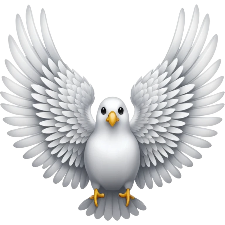 Left emoji white wing emoji