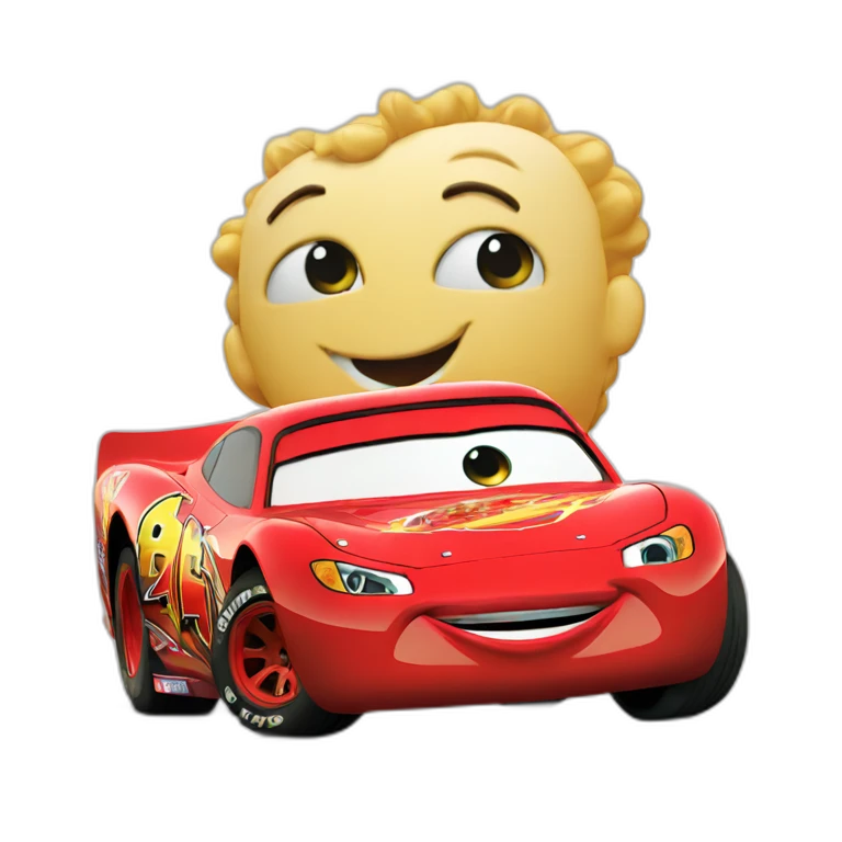 Flash McQueen - Cars - red emoji