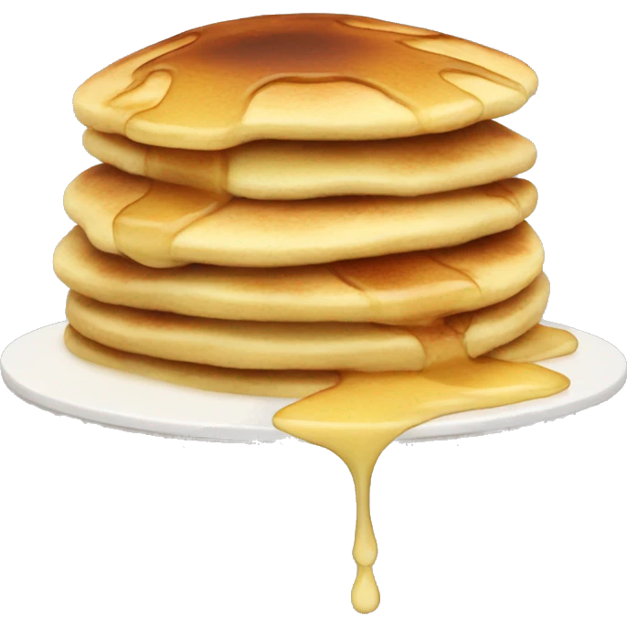 Fluffy pancake emoji