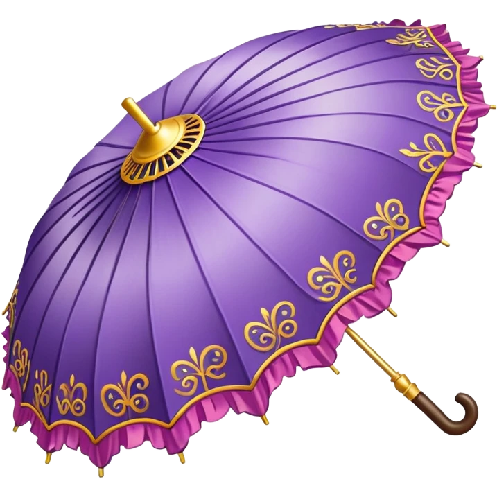 Fancy deluxe parasol emoji