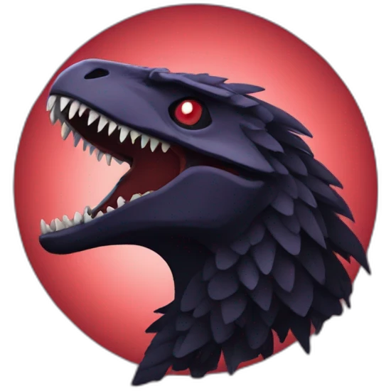 dark raptors logo emoji
