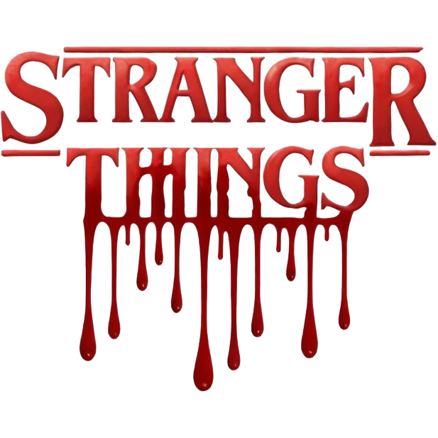 Stranger things logo emoji