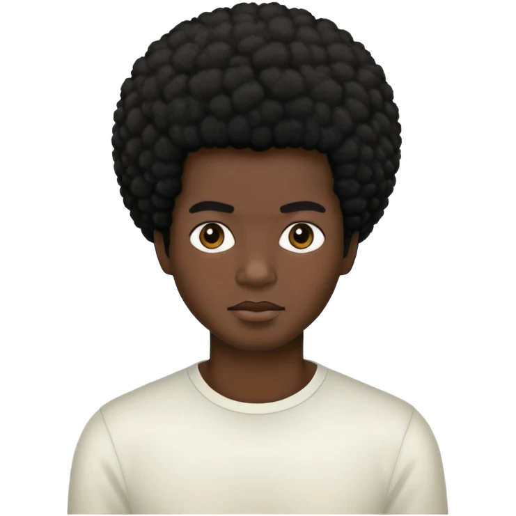 Dead Afro American  emoji