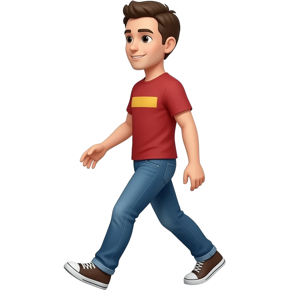 walking human emoji