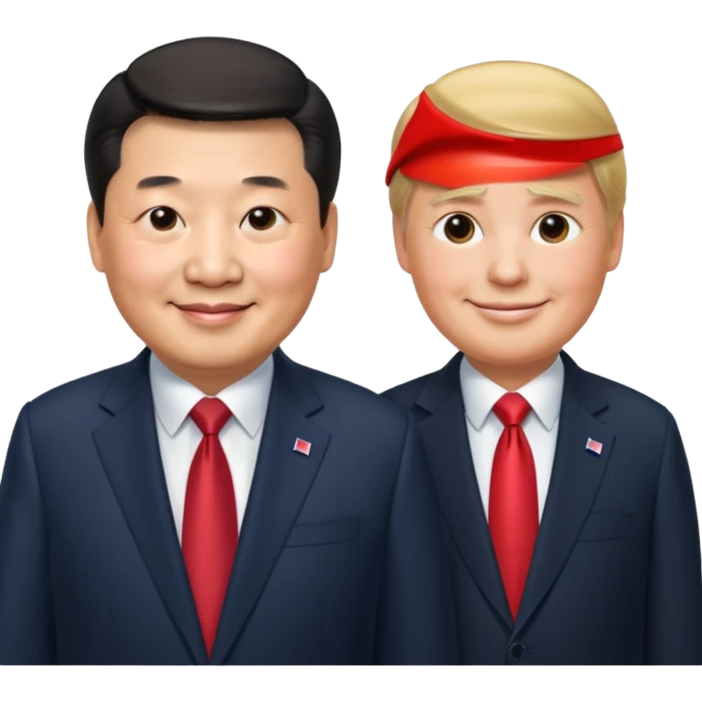 Xi Jinping & Donald Trump emoji