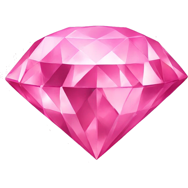 Pink diamond  emoji