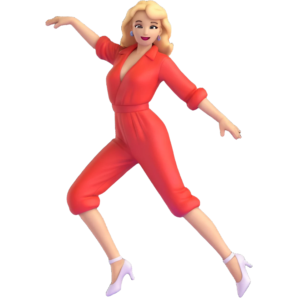 Kylie Minogue dancing emoji