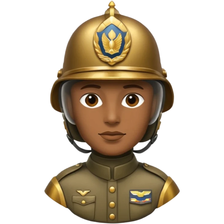 Casco con grado de sargento emoji
