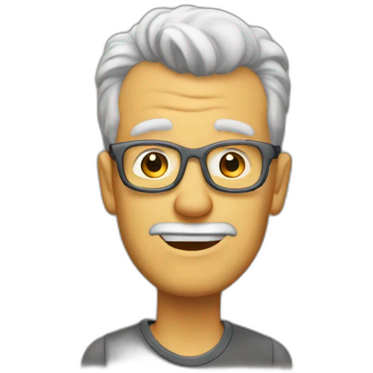 dicker Mann mit Bart emoji