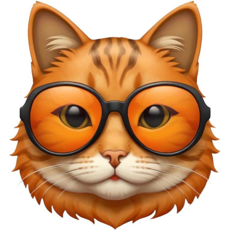 Cat wearing sunglasses emoji