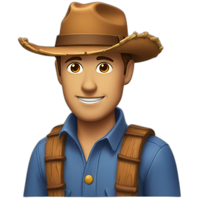 Woody with hat emoji