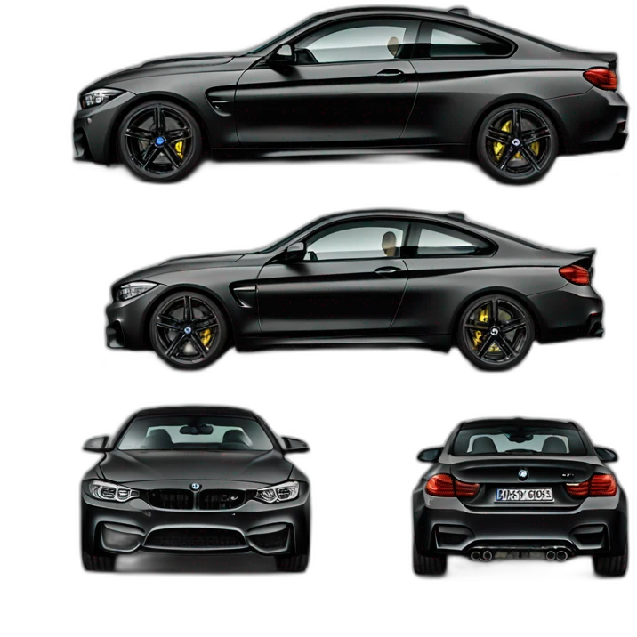 Bmw m4 noir emoji