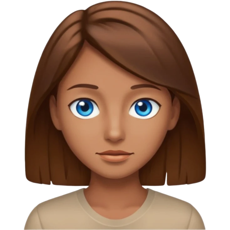 CREATE ME A NICE BOERTJIE BROWN HAIR TANNED SKIN AND BLUE EYES emoji
