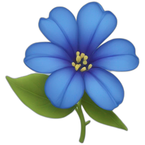 Bluelotusflower emoji