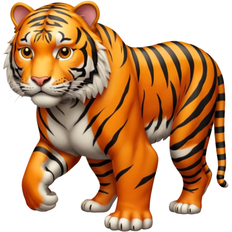 High resolution of a tigar emoji