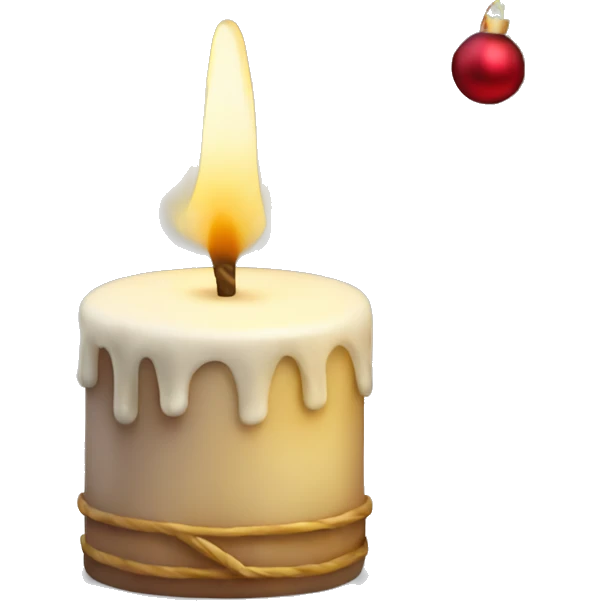 christmas candle emoji