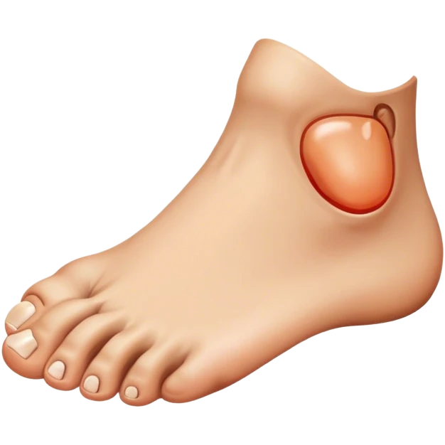 Hurt toe emoji
